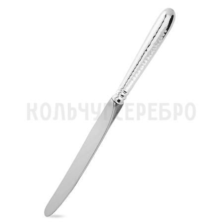 СТОЛОВЫЙ НОЖ ИЗ МЕЛЬХИОРА "КАПЕЛЬКА" КОВАННАЯ – КОЛЬЧУГИНСКИЙ МЕЛЬХИОР