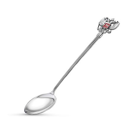 СЕРЕБРЯНАЯ ЧАЙНАЯ ЛОЖКА "ГЕРБ РОССИИ" 93010452 – КРАСНАЯ ПРЕСНЯ