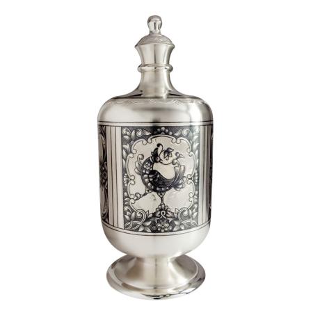 СЕРЕБРЯНЫЙ ГРАФИН (0,6 ЛИТРА) АРТ. 40390003А05 – СЕВЕРНАЯ ЧЕРНЬ