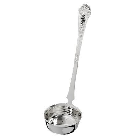 СЕРЕБРЯНЫЙ ПОЛОВНИК "РЕЛЬЕФНЫЙ" С ЧЕРНЕНИЕМ  - СЕВЕРНАЯ ЧЕРНЬ