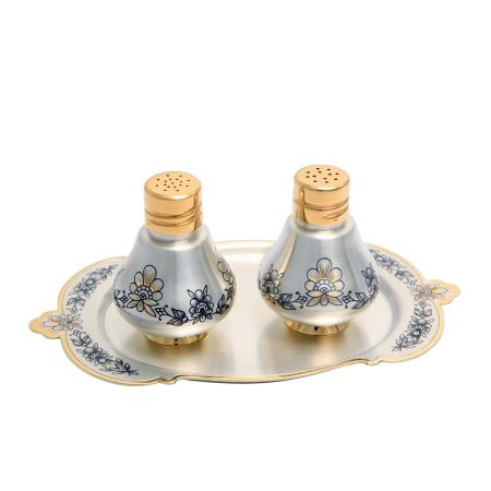 СЕРЕБРЯНЫЙ НАБОР ДЛЯ СПЕЦИЙ "АСТРА" – СЕВЕРНАЯ ЧЕРНЬ