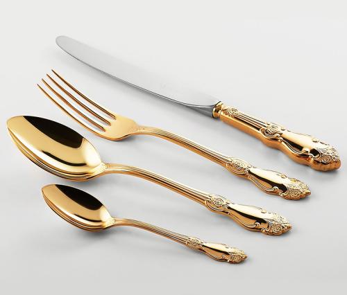 "Роза" позолоченная