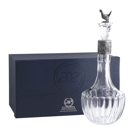 СЕРЕБРЯНЫЙ ГРАФИН "ГЛУХАРЬ" (0,5 ЛИТРА) – АРГЕНТА