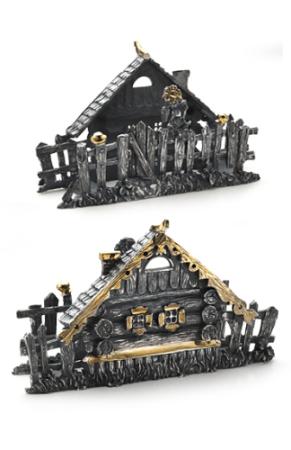 СЕРЕБРЯНАЯ САЛФЕТНИЦА "ИЗБУШКА" – АЛЬТМАСТЕР