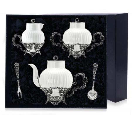 ЧАЙНИК, САХАРНИЦА, МОЛОЧНИК "СИМФОНИЯ" – АРГЕНТА