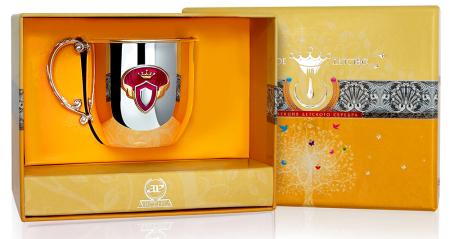 ДЕТСКАЯ СЕРЕБРЯНАЯ КРУЖКА "ПРИНЦЕССА" КД – АРГЕНТА