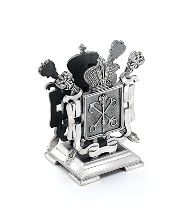 СЕРЕБРЯНАЯ ПОДСТАВКА ДЛЯ ВИЗИТОК "ПЕТЕРБУРГ" – АЛЬТМАСТЕР