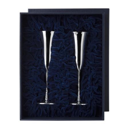 НАБОР СЕРЕБРЯНЫХ ФУЖЕРОВ "ВИНОГРАДНАЯ ЛОЗА" (2 ШТУКИ) – АРГЕНТА