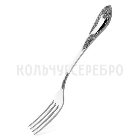 СЕРЕБРЯНАЯ СТОЛОВАЯ ВИЛКА "ИМПЕРАТОРСКАЯ" М-12 С ЧЕРНЕНИЕМ – ПАВЛОВСКИЙ ЗАВОД