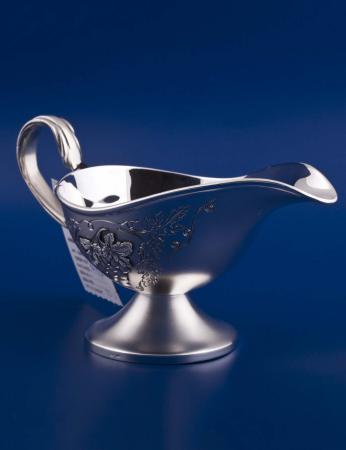 СЕРЕБРЯНЫЙ СОУСНИК "ВИНОГРАДНАЯ ЛОЗА" – МСТЁРСКИЙ ЮВЕЛИР