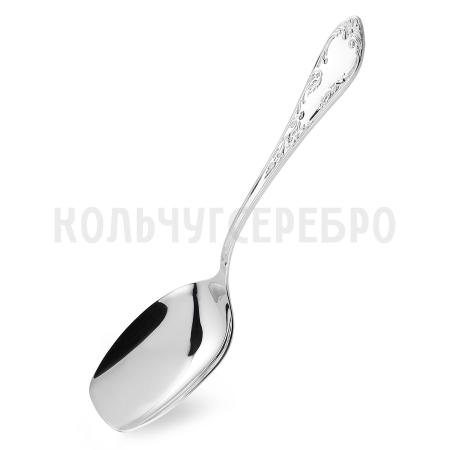 СЕРЕБРЯНАЯ ЛОЖКА ДЛЯ САЛАТА "ПОСОЛЬСКАЯ" М-18 – ПАВЛОВСКИЙ ЗАВОД