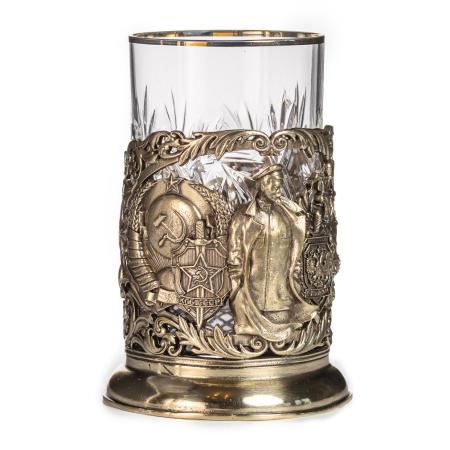 ПОДСТАКАННИК "ФСБ ДЗЕРЖИНСКИЙ" ЛАТУННЫЙ