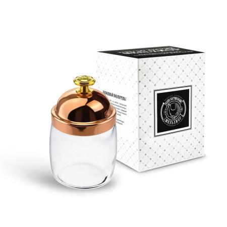 БАНКА ДЛЯ СЫПУЧИХ ПРОДУКТОВ "КМ" МЕДНАЯ (920 МЛ.) – КОЛЬЧУГИНСКИЙ МЕЛЬХИОР