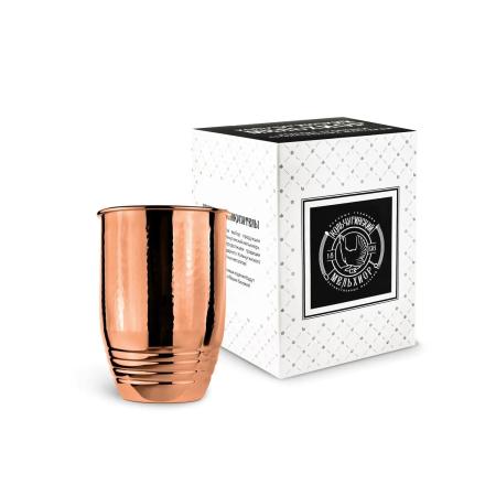 СТАКАН МЕДНЫЙ КОВАННЫЙ (0,25 ЛИТРА) – КОЛЬЧУГИНСКИЙ МЕЛЬХИОР