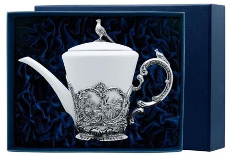 СЕРЕБРЯНЫЙ ЧАЙНИК "КОРОЛЕВСКАЯ ОХОТА" – АРГЕНТА