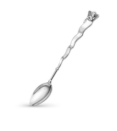 Серебряные столовые приборы купить в Москве СЕРЕБРЯНАЯ ЧАЙНАЯ ЛОЖКА "АНГЕЛ - ХРАНИТЕЛЬ" – КРАСНАЯ ПРЕСНЯ