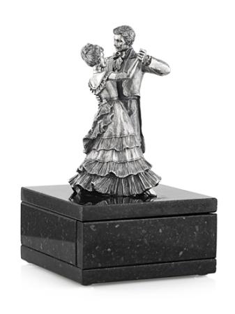 ШКАТУЛКА "ПЕРВЫЙ ТАНЕЦ" С ЧЕРНЕНИЕМ – АЛЬТМАСТЕР