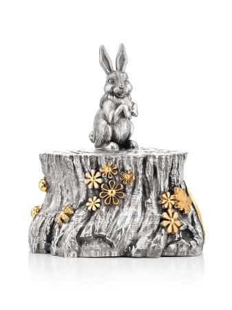 СЕРЕБРЯНАЯ СОЛОНКА "ЗАЙЧИК" – АЛЬТМАСТЕР