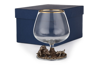 БОКАЛ ДЛЯ КОНЬЯКА "ОХОТА КАБАН" CLASSIC 