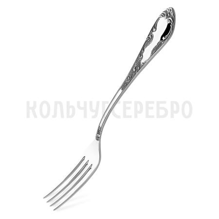СЕРЕБРЯНАЯ СТОЛОВАЯ ВИЛКА "ПОСОЛЬСКАЯ" М-18 С ЧЕРНЕНИЕМ – ПАВЛОВСКИЙ ЗАВОД