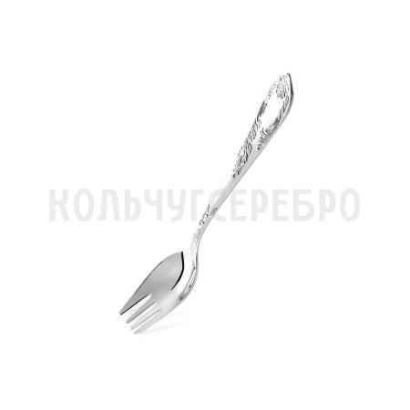 ВИЛКА ДЛЯ ПИРОЖНОГО ИЗ МЕЛЬХИОРА "КЛАССИКА" С ЧЕРНЕНИЕМ – МСТЕРСКИЙ ЮВЕЛИР