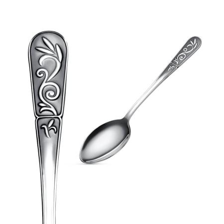 СЕРЕБРЯНАЯ КОФЕЙНАЯ ЛОЖКА "93011790" - КРАСНАЯ ПРЕСНЯ