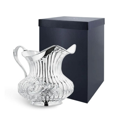 СЕРЕБРЯНЫЙ КУВШИН "РАКОВИНА" НИЗКИЙ (1,5 ЛИТРА) – АРГЕНТА