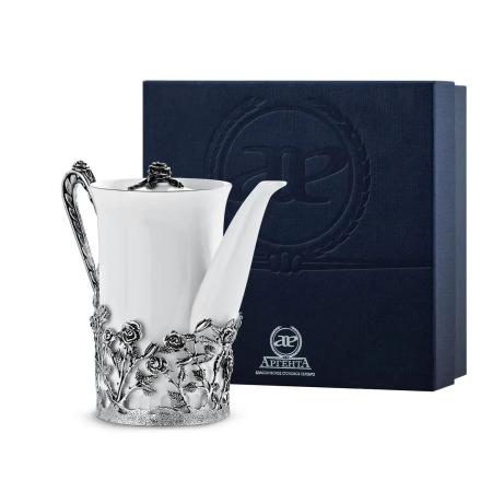 СЕРЕБРЯНЫЙ КОФЕЙНИК "РОЗА" – АРГЕНТА