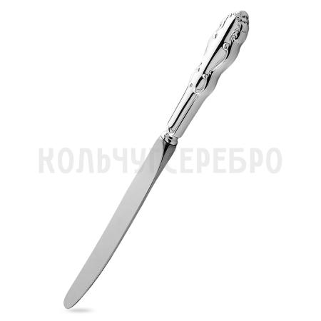 СТОЛОВЫЙ НОЖ ИЗ МЕЛЬХИОРА "ЛИРА" ПОСЕРЕБРЕННЫЙ – КОЛЬЧУГИНСКИЙ МЕЛЬХИОР