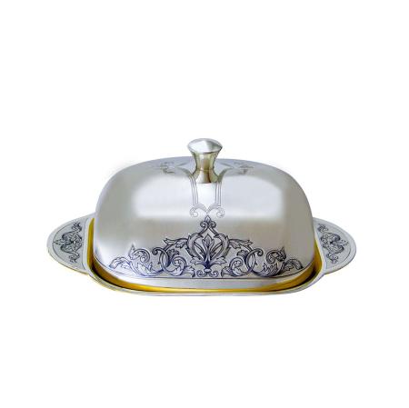 СЕРЕБРЯНАЯ МАСЛЁНКА "ПРЕСТИЖ" АРТ. 40530002А04 – СЕВЕРНАЯ ЧЕРНЬ