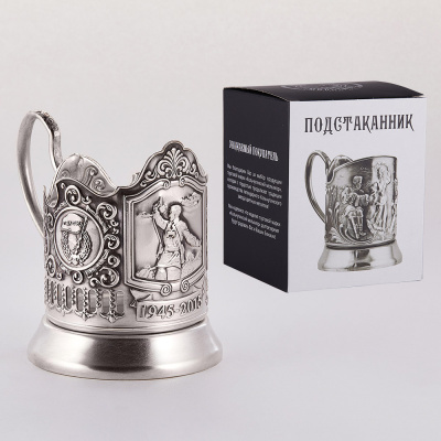 ПОДСТАКАННИК "КОМБАТ" ПОСЕРЕБРЕННЫЙ – КОЛЬЧУГИНСКИЙ МЕЛЬХИОР