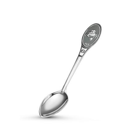 СЕРЕБРЯНАЯ ДЕТСКАЯ ЛОЖКА "РАК" 930898-4н – КРАСНАЯ ПРЕСНЯ