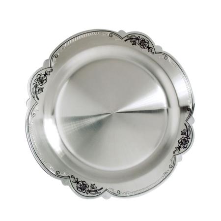 СЕРЕБРЯНАЯ ДЕСЕРТНАЯ ТАРЕЛКА АРТ. 40330006А05 – СЕВЕРНАЯ ЧЕРНЬ