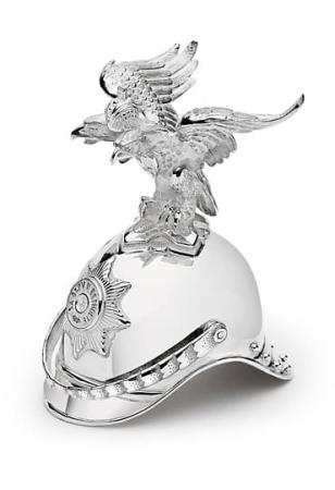 СЕРЕБРЯНАЯ ЧАРКА-ПЕРЕВЕРТЫШ "КАСКА КИРАСИРА" – АЛЬТМАСТЕР