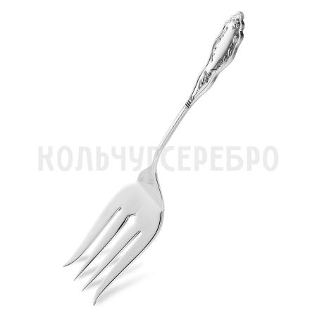 СЕРЕБРЯНАЯ СЕРВИРОВОЧНАЯ ВИЛКА "ВОСТОК" (№12) - МСТЕРСКИЙ ЮВЕЛИР