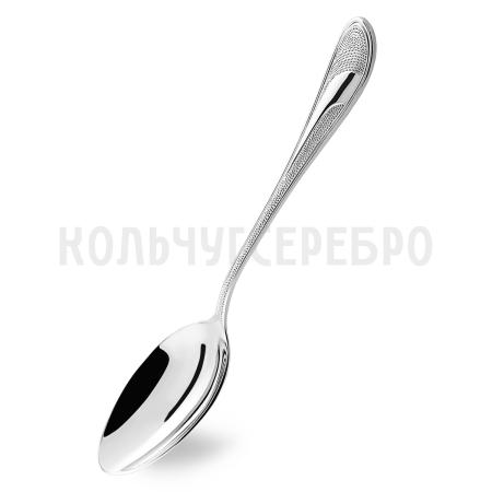СТОЛОВАЯ ЛОЖКА ИЗ МЕЛЬХИОРА "МЕТЕЛИЦА" ПОСЕРЕБРЕННАЯ – КОЛЬЧУГИНСКИЙ МЕЛЬХИОР