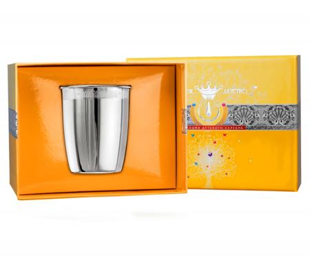 ДЕТСКИЙ СЕРЕБРЯНЫЙ СТАКАН "ИМПЕРАТОР" – АРГЕНТА