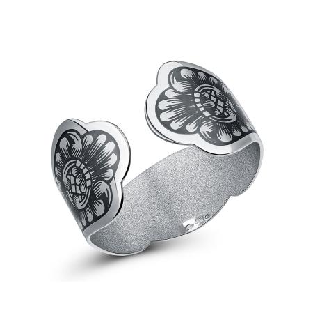 СЕРЕБРЯНОЕ КОЛЬЦО ДЛЯ САЛФЕТОК АРТ. 40270016А05 – СЕВЕРНАЯ ЧЕРНЬ