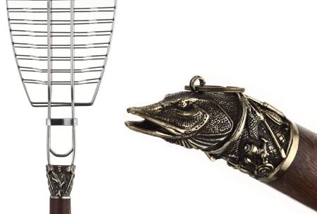 РЕШЁТКА ДЛЯ ГРИЛЯ (РЫБНАЯ)  "ЩУКА"