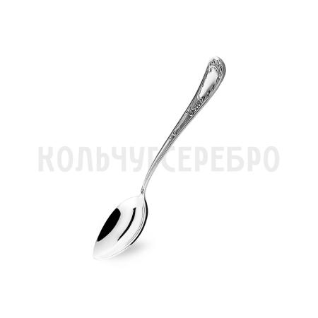 ЧАЙНАЯ ЛОЖКА ИЗ МЕЛЬХИОРА "ГЛОРИЯ" С ЧЕРНЕНИЕМ – МСТЕРСКИЙ ЮВЕЛИР