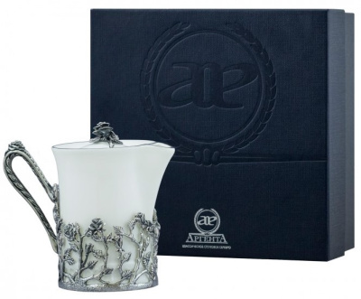 СЕРЕБРЯНЫЙ СЛИВОЧНИК "РОЗА" – АРГЕНТА