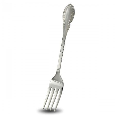 СЕРЕБРЯНАЯ СТОЛОВАЯ ВИЛКА "ЗАСТОЛЬНАЯ" - СЕВЕРНАЯ ЧЕРНЬ