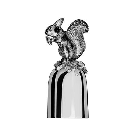 РЮМКА "БЕЛКА" ПОСЕРЕБРЕННАЯ С ЧЕРНЕНИЕМ – КОЛЬЧУГИНСКИЙ МЕЛЬХИОР