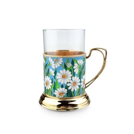 СЕРЕБРЯНЫЙ ПОДСТАКАННИК  42770 – РУССКИЕ САМОЦВЕТЫ