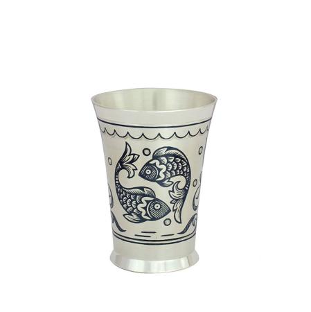 СЕРЕБРЯНАЯ СТОПКА "РЫБКИ" АРТ. 40050049Д05 – СЕВЕРНАЯ ЧЕРНЬ