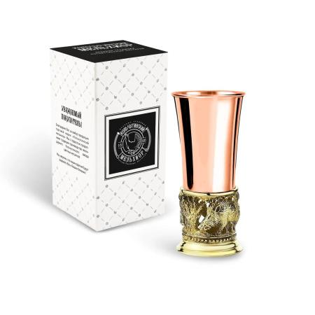 СТОПКА "КАБАНЫ" МЕДЬ-ЛАТУНЬ – КОЛЬЧУГИНСКИЙ МЕЛЬХИОР