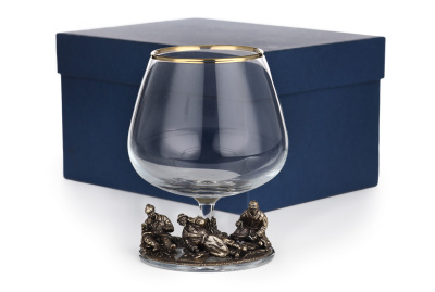 БОКАЛ ДЛЯ КОНЬЯКА "ОХОТНИКИ НА ПРИВАЛЕ" CLASSIC 