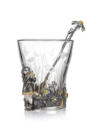 ЧАЙНАЯ КРУЖКА С ЛОЖКОЙ "РОМАШКА" (ДЕВОЧКА) – АЛЬТМАСТЕР