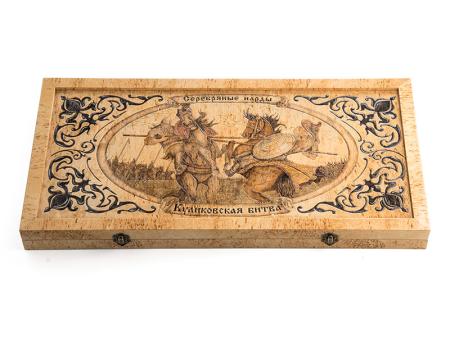 СЕРЕБРЯНЫЕ НАРДЫ "КУЛИКОВСКАЯ БИТВА" – АЛЬТМАСТЕР