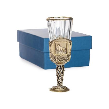 ЛАФИТНИК ДЛЯ ВОДКИ "ВЛАДИВОСТОК" ЛАТУННЫЙ